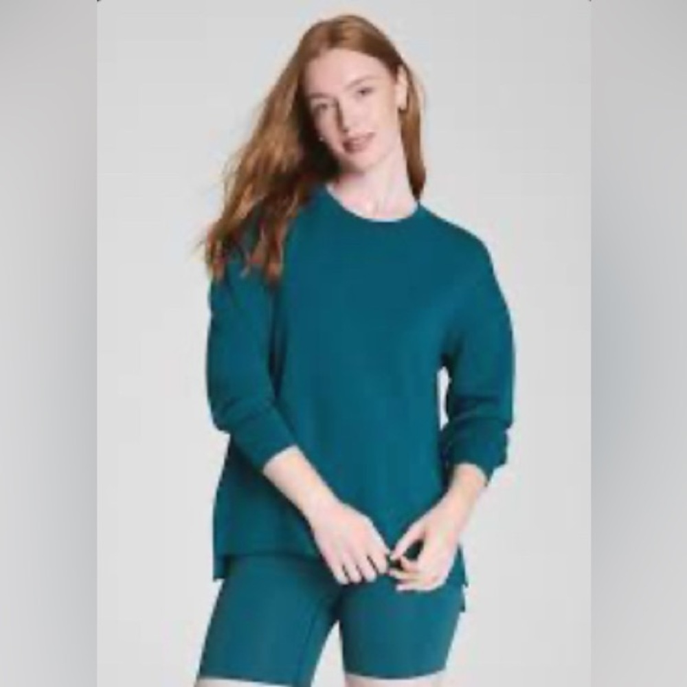 SPANX AirEssentials® Teal Green Crewneck Tunic, Size XL extra large - Picture 9 of 9